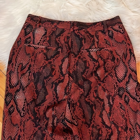 L’agence Ludivine Snakeskin Cropped Trouser Pant - Picture 10 of 11